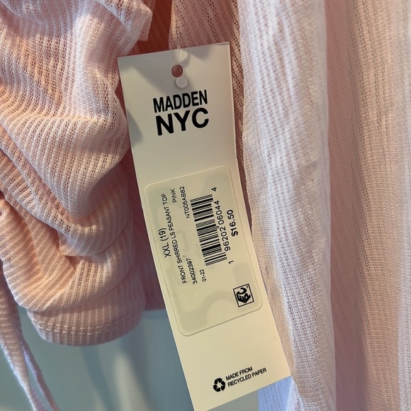 Madden NYC Light Pink Blouse - Picture 2 of 5